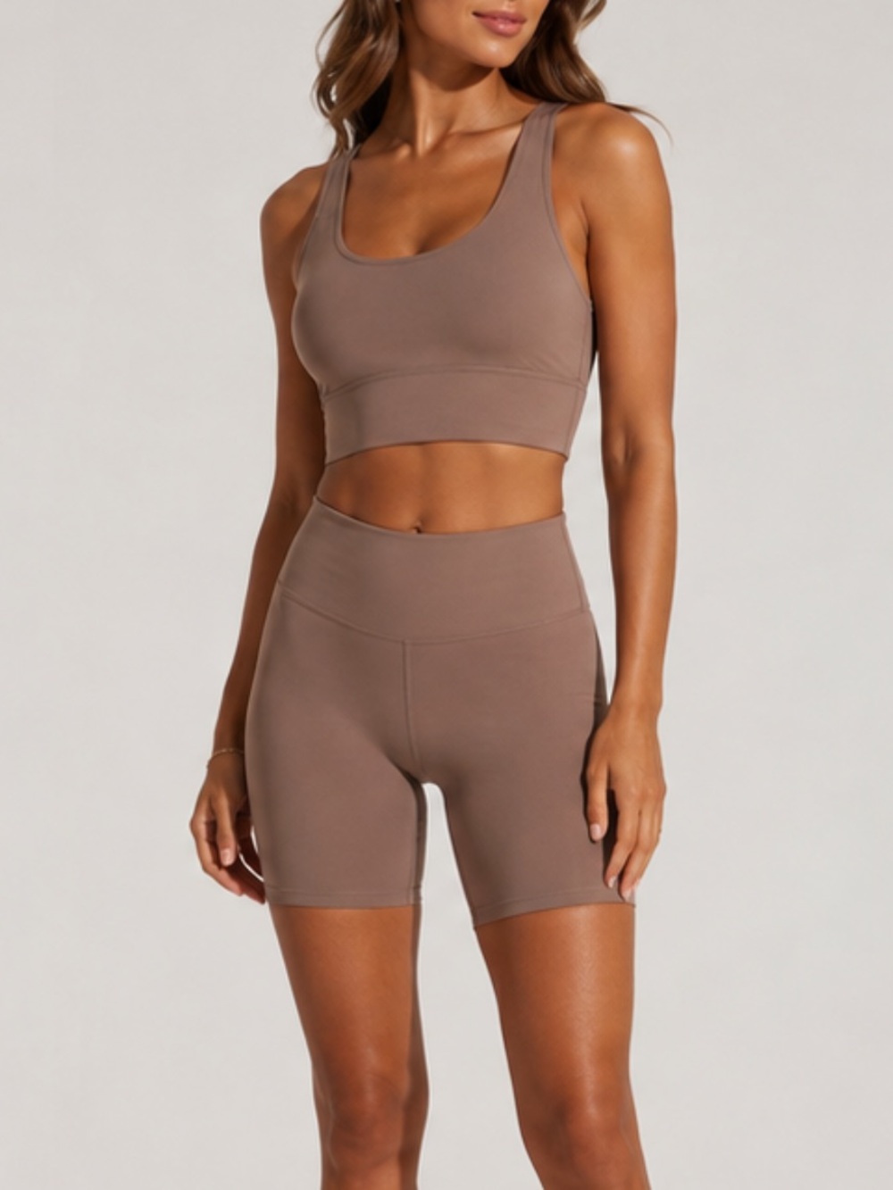 Varley Let’s Move Tan Biker Short Size XS